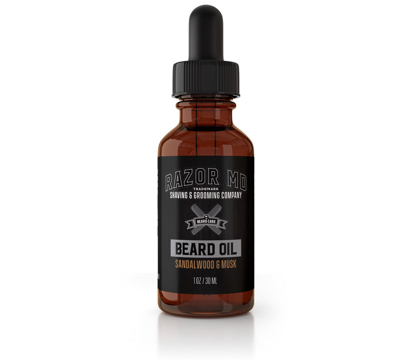 RAZOR MD Beard Oil - Sandalwood & Musk — Main view