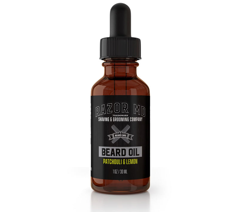 RAZOR MD Beard Oil - Patchouli & Lemon — Main view