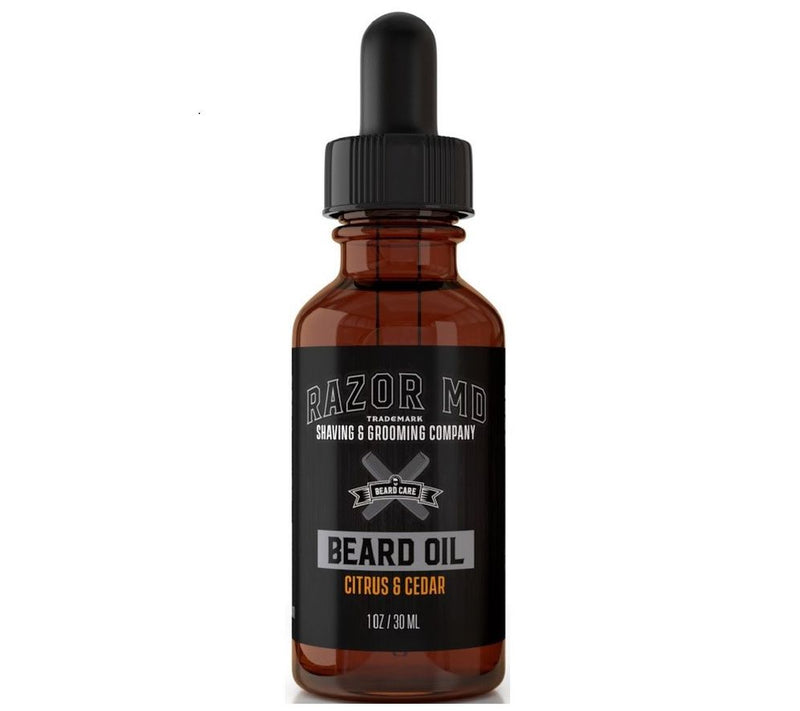 RAZOR MD Beard Oil - Citrus & Cedar — Main view