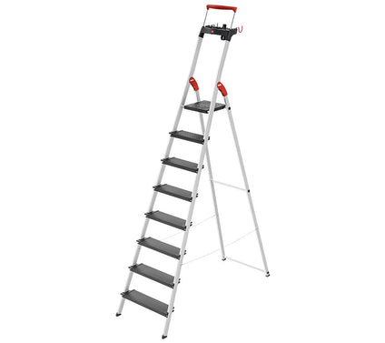 Hailo L100 TopLine 8-Step Aluminum Safety Stepadder