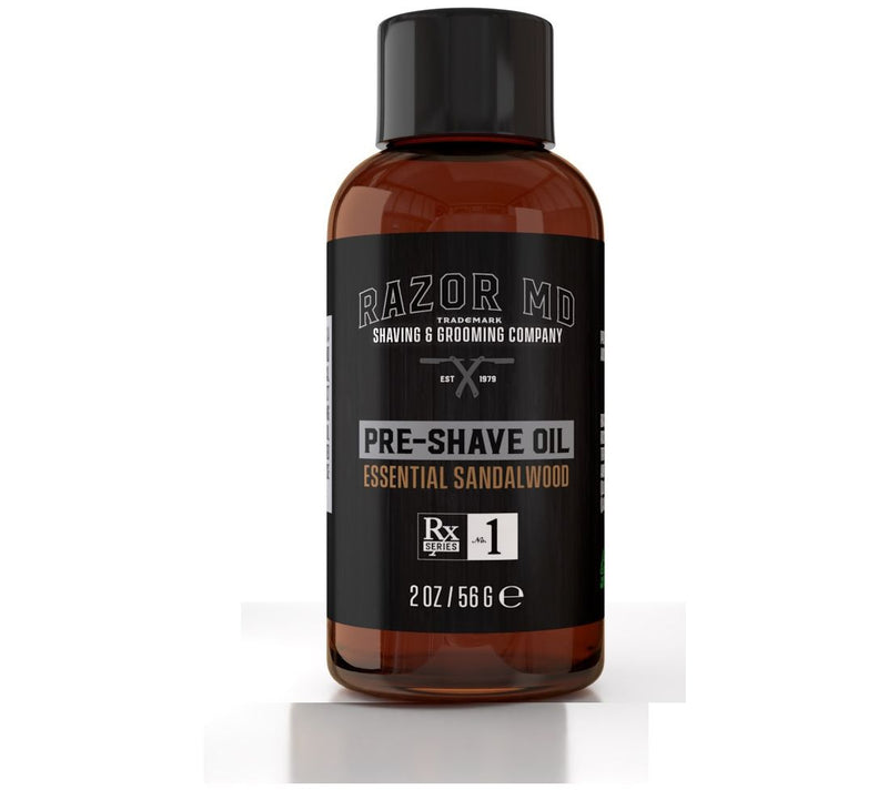 RAZOR MD Essential Sandalwood Pre-Shave Oil — Main view