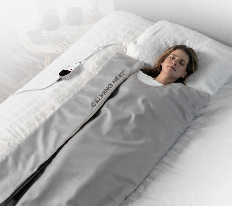 "As Is" Sharper Image Calming Heat Sauna Wrap with Heat & Massage — View 2