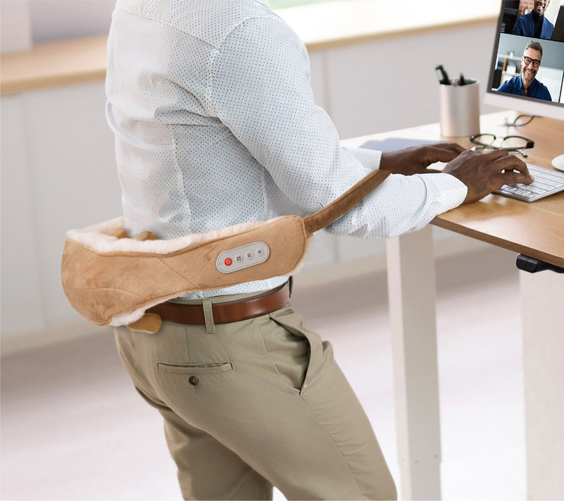 "As Is" Sharper Image Real Touch Neck & ShoulderShiatsu Massager — View 5