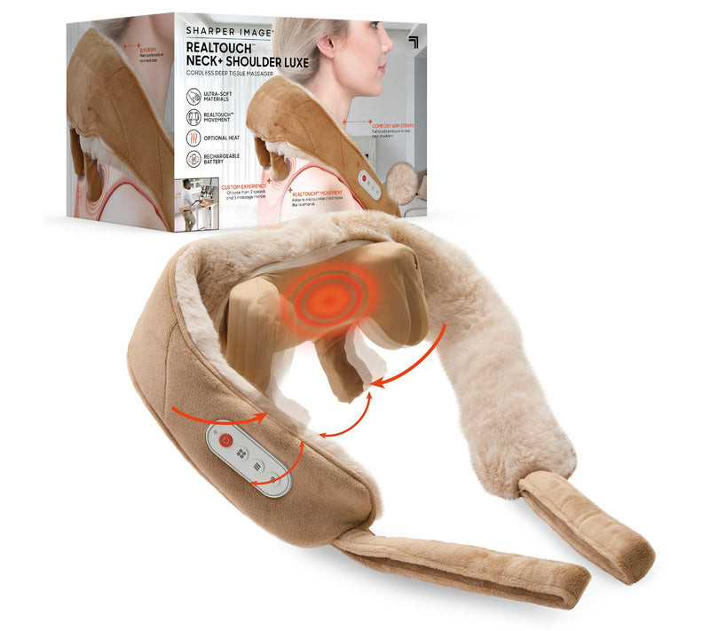 "As Is" Sharper Image Real Touch Neck & ShoulderShiatsu Massager — Main view