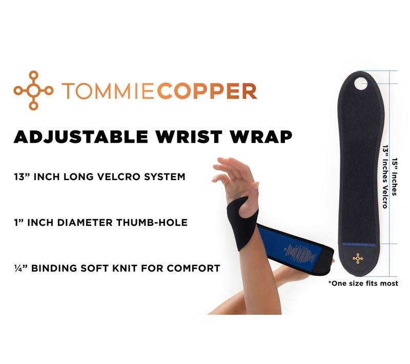 Tommie Copper 2 Pack Adjustable Compression Wrist Wraps — View 8