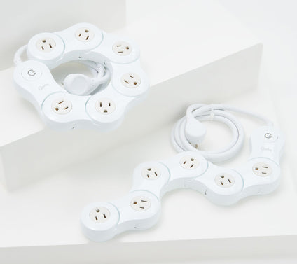 Quirky Pivot Power Set of (2) 6-Outlet Surge Protector