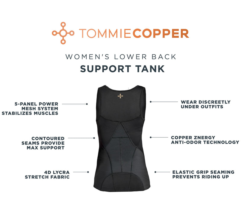 Tommie Copper Women's Lower Back Support Tank — View 22