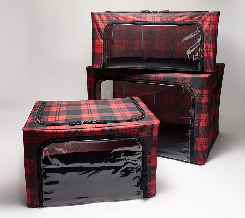 Periea S/3 Collapsible Small, Medium and Large Storage Boxes — View 27