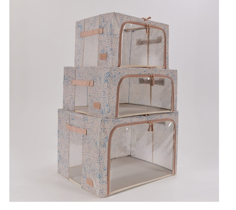 Periea S/3 Collapsible Small, Medium and Large Storage Boxes — View 69