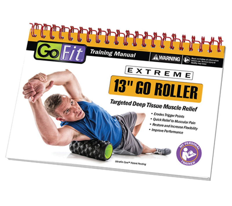 GoFit 13" Extreme Foam Roller Black — View 6