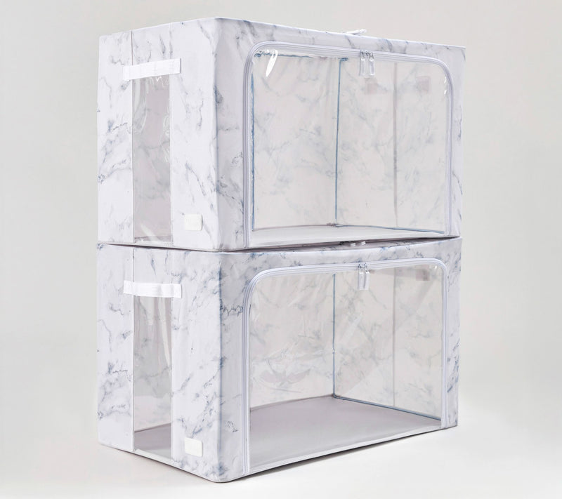 Periea Set of 2 Jumbo Collapsible Storage Boxes — View 62