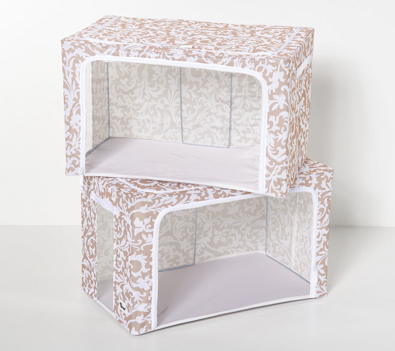 Periea Set of 2 Jumbo Collapsible Storage Boxes — View 64
