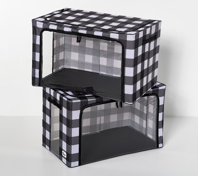 Periea Set of 2 Jumbo Collapsible Storage Boxes — View 65