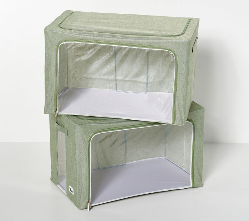 Periea Set of 2 Jumbo Collapsible Storage Boxes — View 67