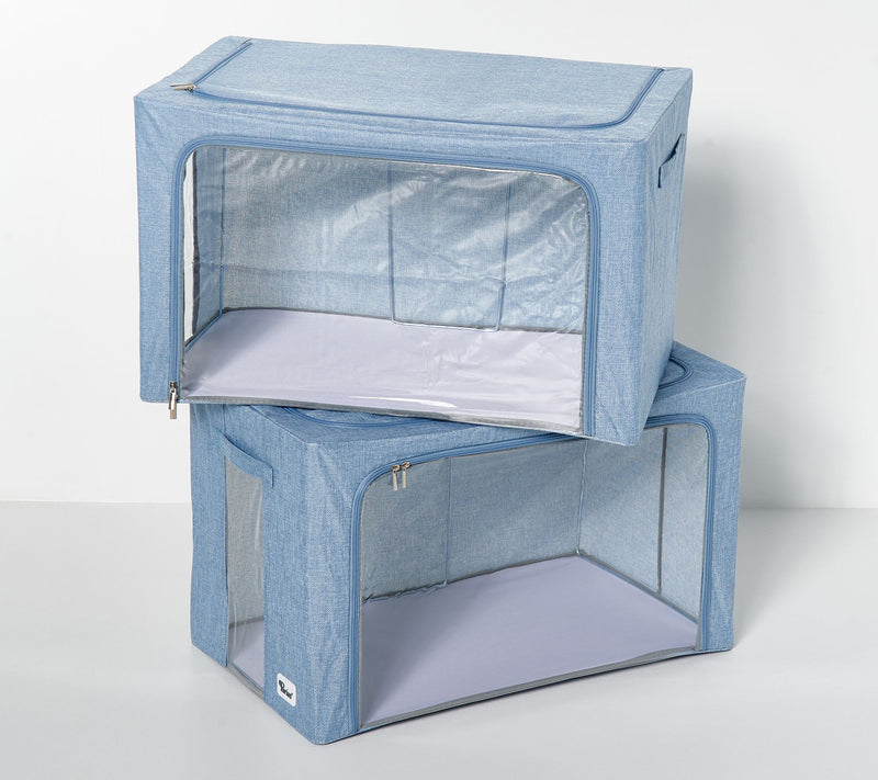 Periea Set of 2 Jumbo Collapsible Storage Boxes — View 68