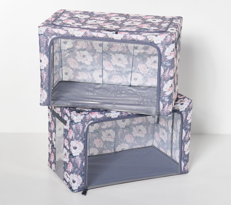 Periea Set of 2 Jumbo Collapsible Storage Boxes — View 69