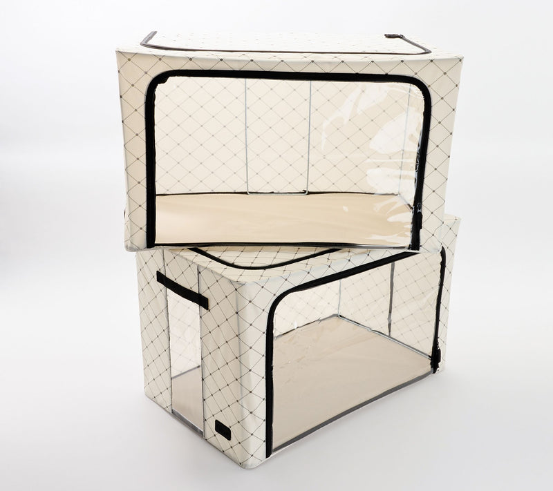 Periea Set of 2 Jumbo Collapsible Storage Boxes — View 5