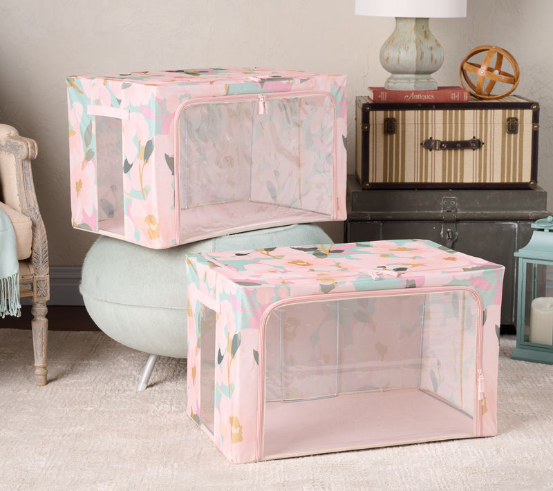 Periea Set of 2 Jumbo Collapsible Storage Boxes — View 30