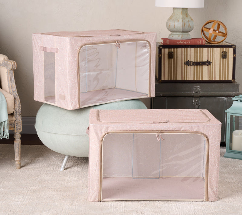 Periea Set of 2 Jumbo Collapsible Storage Boxes — View 21