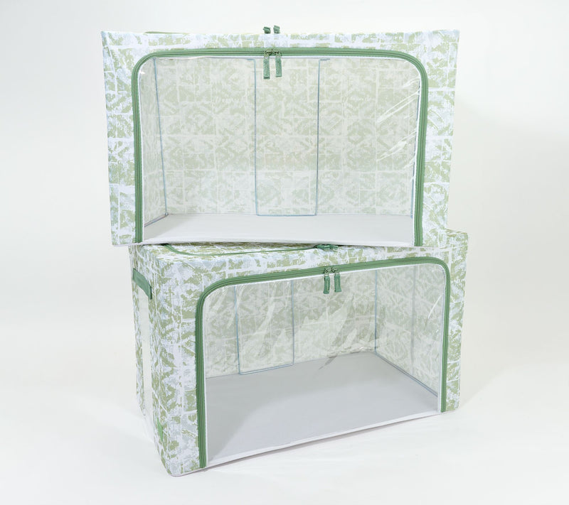 Periea Set of 2 Jumbo Collapsible Storage Boxes — View 34