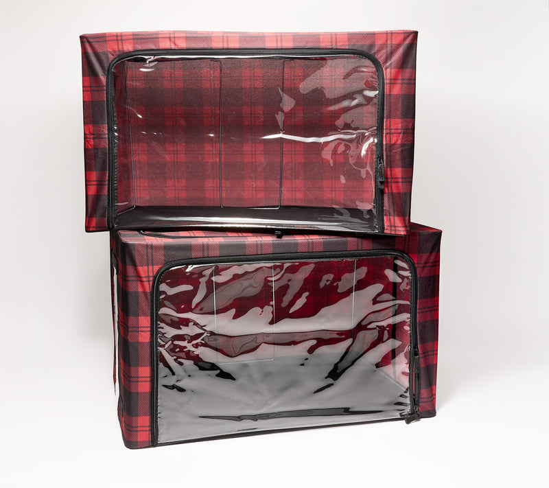 Periea Set of 2 Jumbo Collapsible Storage Boxes — View 23