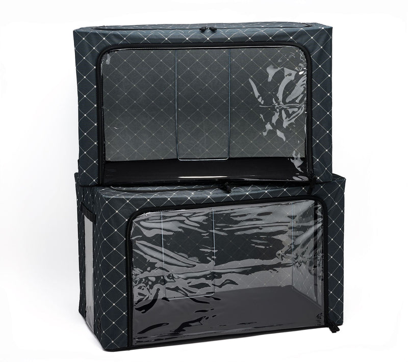 Periea Set of 2 Jumbo Collapsible Storage Boxes — View 70