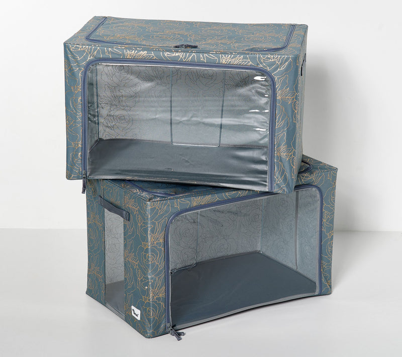 Periea Set of 2 Jumbo Collapsible Storage Boxes — View 73