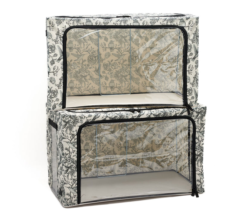 Periea Set of 2 Jumbo Collapsible Storage Boxes — View 75