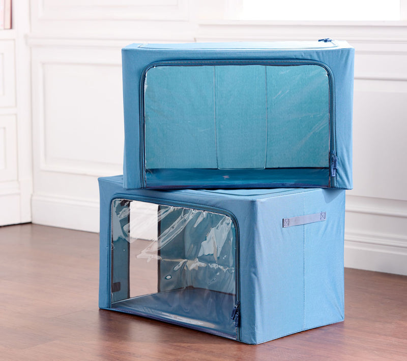 Periea Set of 2 Jumbo Collapsible Storage Boxes — View 31
