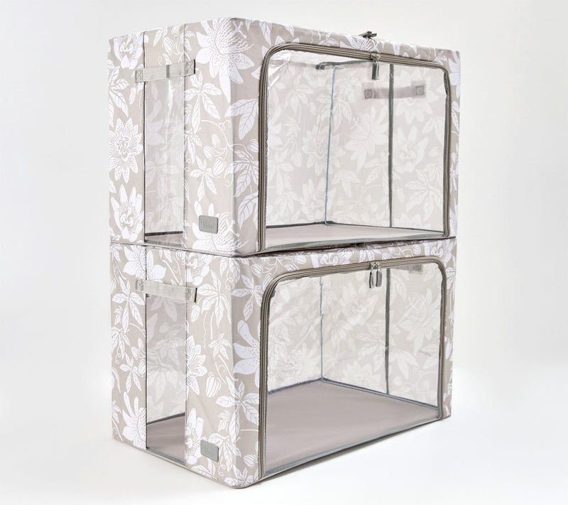 Periea Set of 2 Jumbo Collapsible Storage Boxes — View 76