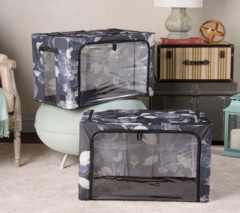 Periea Set of 2 Jumbo Collapsible Storage Boxes — View 9