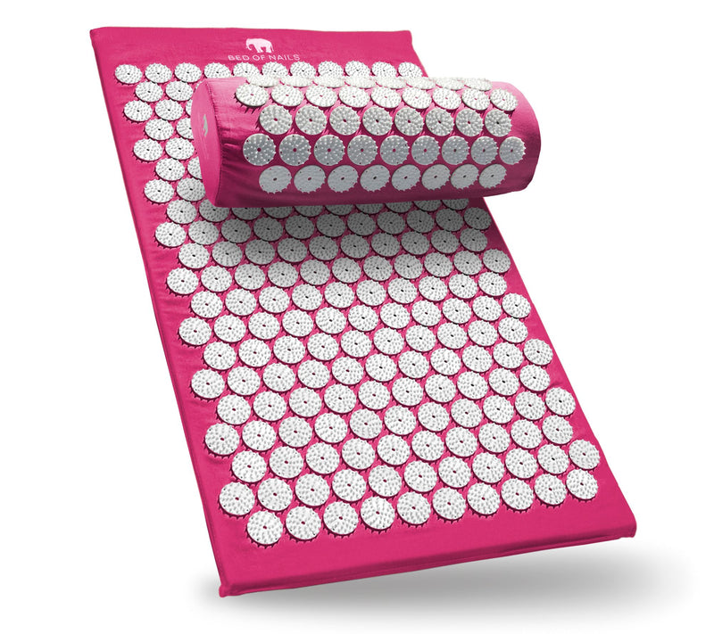Bed of Nails Acupressure Pillow and Mat Set — Main view