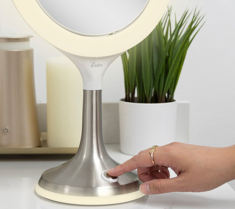 Zadro Mood Therapy Ring Light LED Lamp & VanityMirror — View 10