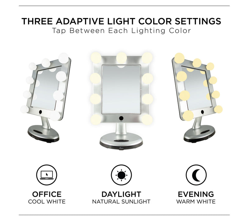 Zadro Melrose LED Variable Light Bluetooth Vanity Mirror — View 8