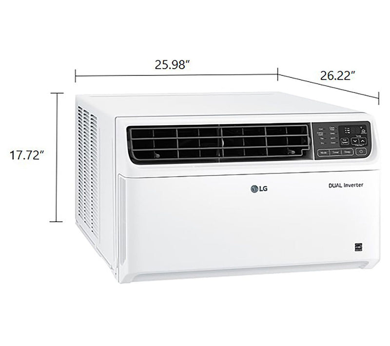 LG 23,500 BTU Dual Inverter Smart Window Air Conditioner — View 6