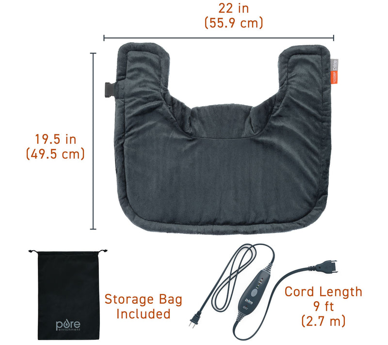 Pure Enrichment Pro Far Infrared Neck Heating Pad — View 3