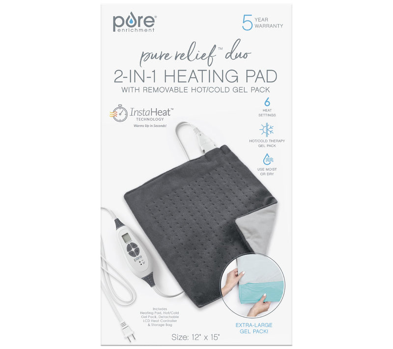 Pure Enrichment Relief Duo 2 in 1 Heating Pad — View 6