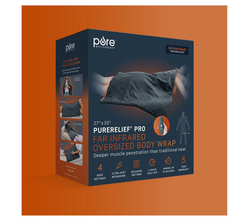 PureRelief Pro Far Infrared Oversized Body Wrap — View 7