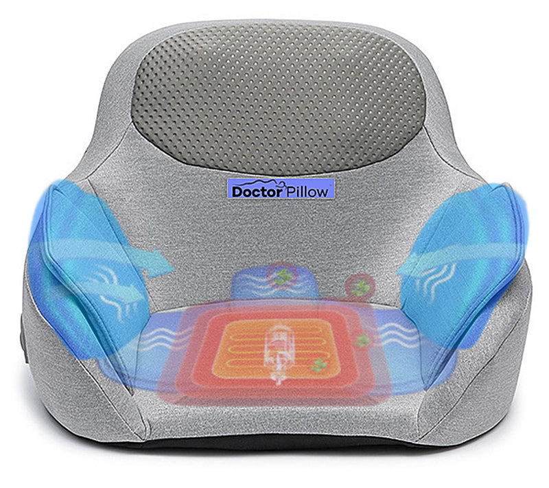 Dr Pillow Therma-Tek Heated Massage Chair — View 5