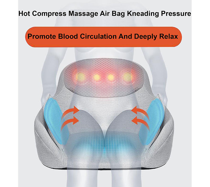 Dr Pillow Therma-Tek Heated Massage Chair — View 10