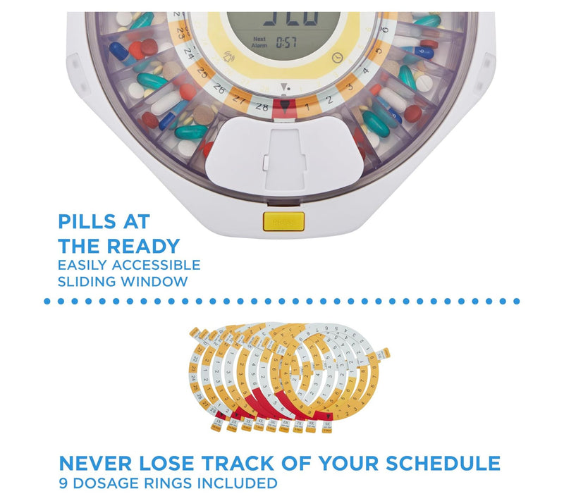 LiveFine 28-Day Bluetooth Automatic Pill Dispenser — View 8