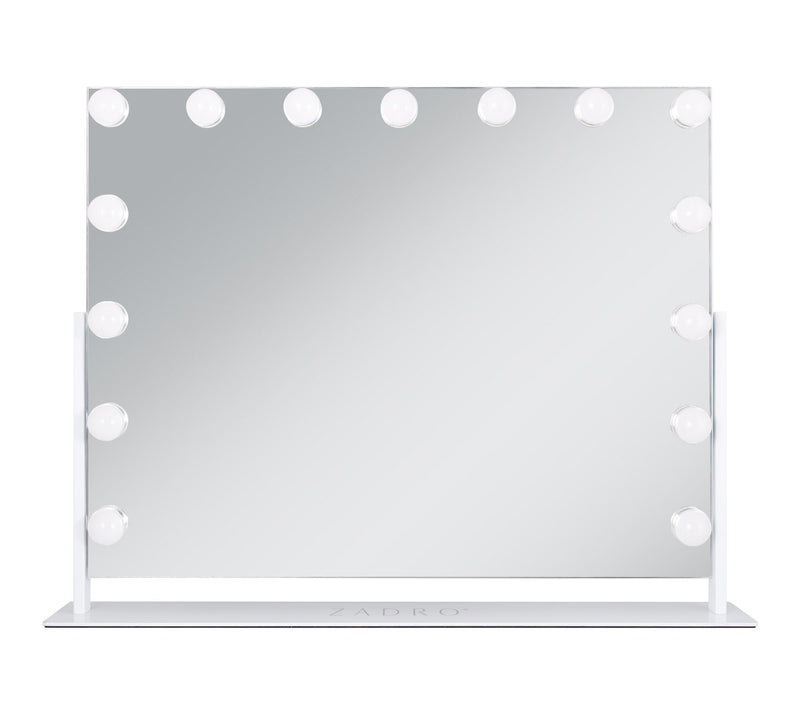 Zadro 15 Led Light Bulb Vertical Hollywood Makeup Mirror — Main view