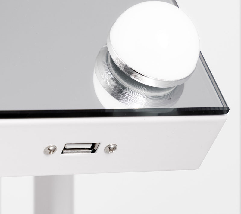 Zadro 15 Led Light Bulb Vertical Hollywood Makeup Mirror — View 7