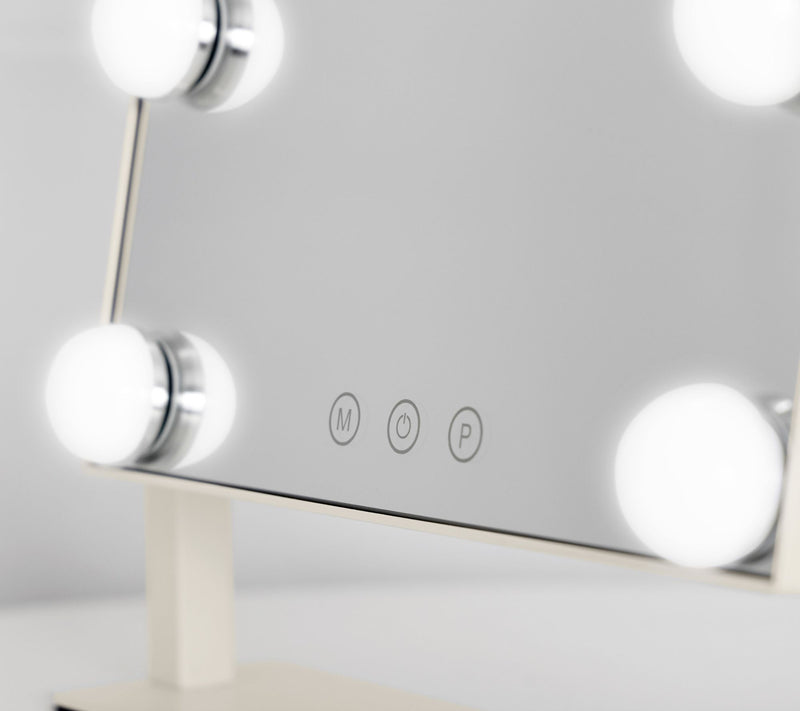 Zadro 9 Led Light Bulb Hollywood Vertical Makeup Mirror — View 5