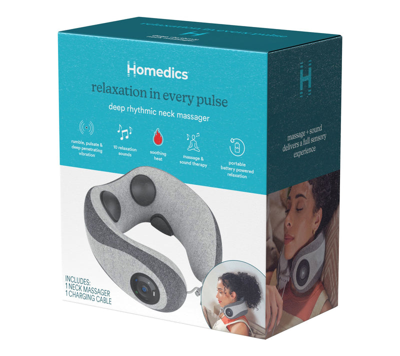 Homedics Deep Rythmic Neck Massager With SoundTherapy — View 8