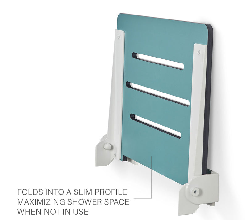 Seachrome SlimLine Folding Wall Mount Shower Bench Seat — View 6