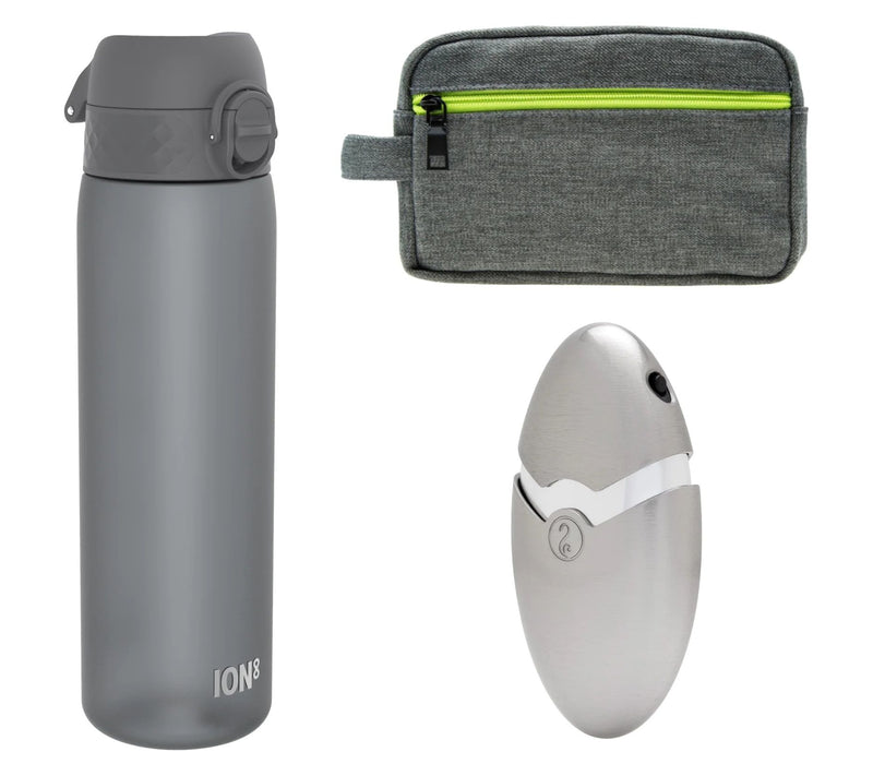 Youzey Everyday Essentials Dopp Kit, Atomizer & Water Bottle — Main view