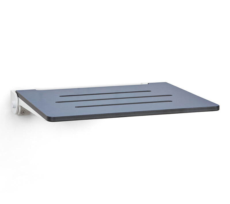 Seachrome 18" SlimLine Folding Wall Mount Shower Bench, Navy — View 6