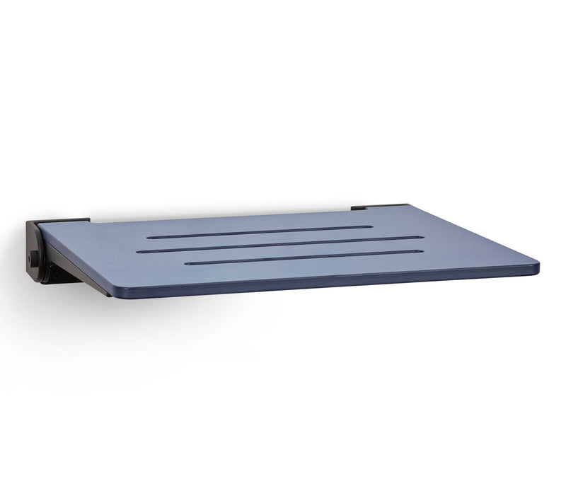 Seachrome 18" SlimLine Folding Wall Mount Shower Bench, Navy — View 4