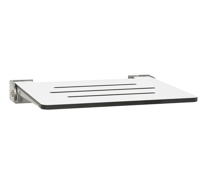 Seachrome 18" SlimLine Folding Wall Mount Shower Bench , White — View 5